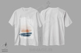 تیشرت سفید طرح دار چشم انداز اثر ژاکلین مالدونادو | فروشگاه ایماژ
