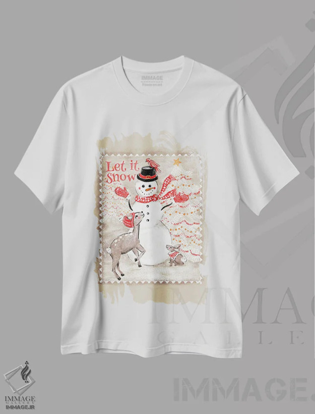 تیشرت سفید طرح دار آثار ژاکلین مالدونادو - immage.ir