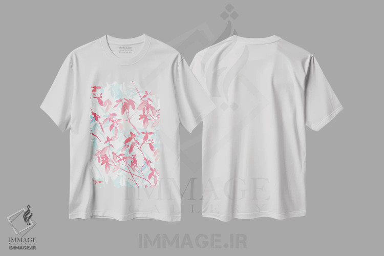 تیشرت سفید طرح دار پیش آگاهی مرجانی، تزئینی اثر ژاکلین مالدونادو | immage.ir