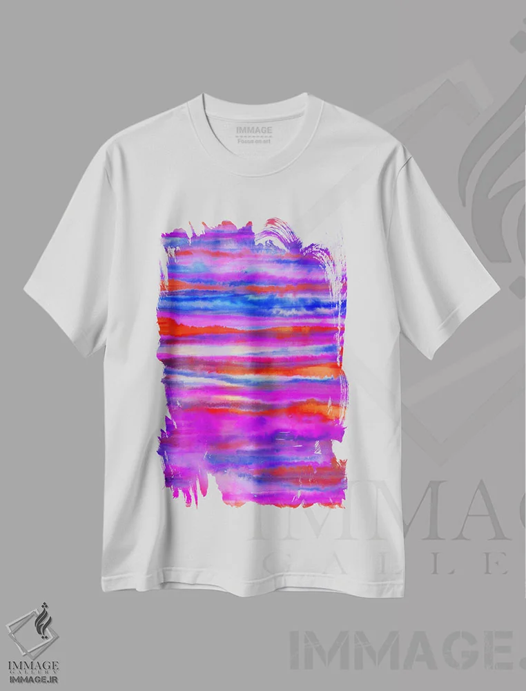 تیشرت سفید طرح دار آتش درونی اثر ژاکلین مالدونادو | immage.ir