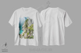 تیشرت سفید طرح دار آثار یان بکه - فروشگاه ایماژ
