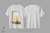 تیشرت سفید طرح دار آثار یان بکه - immage.ir