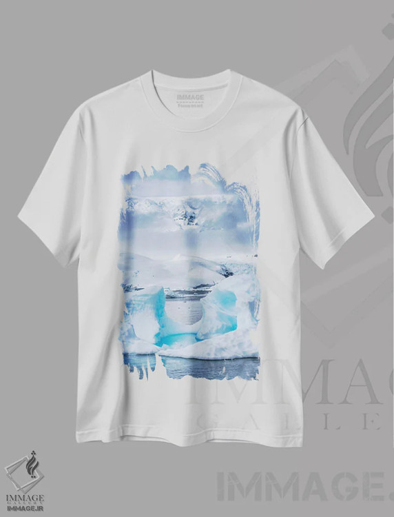 تیشرت سفید طرح دار آثار یان بکه - فروشگاه ایماژ