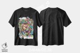 تیشرت مشکی طرح دار بهشت، تزئینی اثر جونگکی | فروشگاه ایماژ