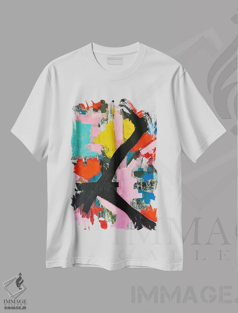 تیشرت سفید طرح دار خفاش اثر جاش پیترز | فروشگاه ایماژ