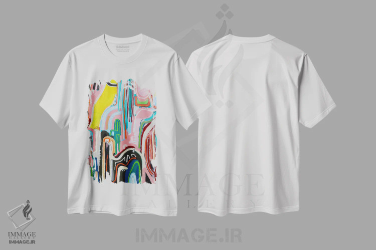 تیشرت سفید طرح دار شایعه های دلچسب اثر جاش پیترز | فروشگاه ایماژ