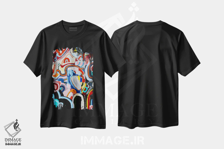 تیشرت مشکی طرح دار How,اما می توانم، چگونه؟ اثر جاش پیترز | فروشگاه ایماژ