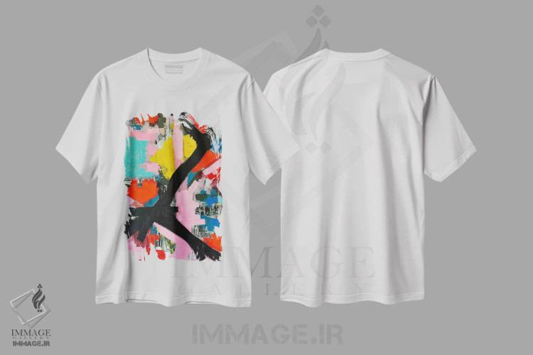 تیشرت سفید طرح دار خفاش اثر جاش پیترز | فروشگاه ایماژ