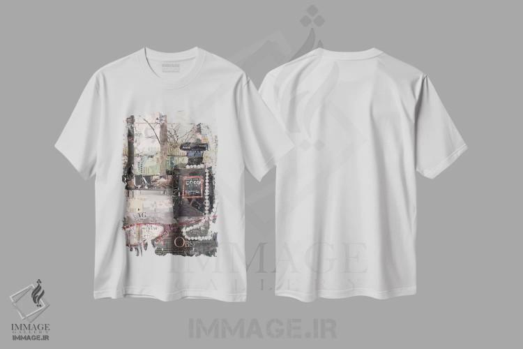 تیشرت سفید طرح دار چگونه مرواریدهایم را می پوشم، دکور معاصر اثر جیمی پاولیچ-واکر | immage.ir