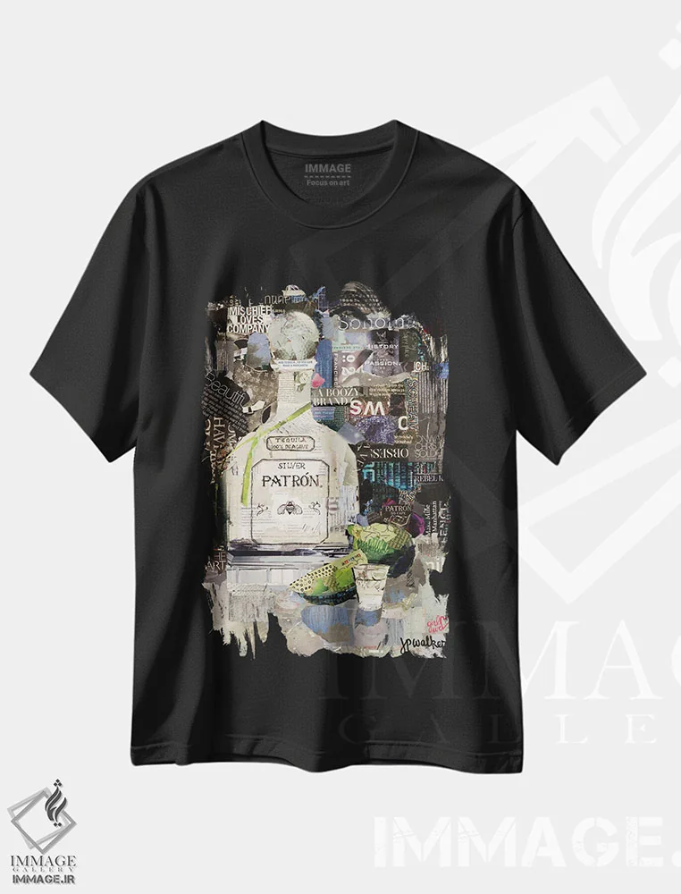 تیشرت مشکی طرح دار شیطنت همدم می خواهد، دکور معاصر اثر جیمی پاولیچ-واکر | immage.ir