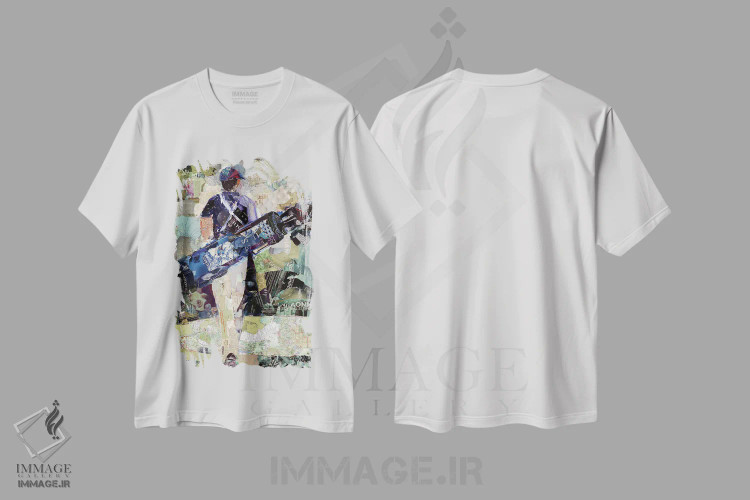 تیشرت سفید طرح دار پات برای بردی، دکور معاصر اثر جیمی پاولیچ-واکر | immage.ir