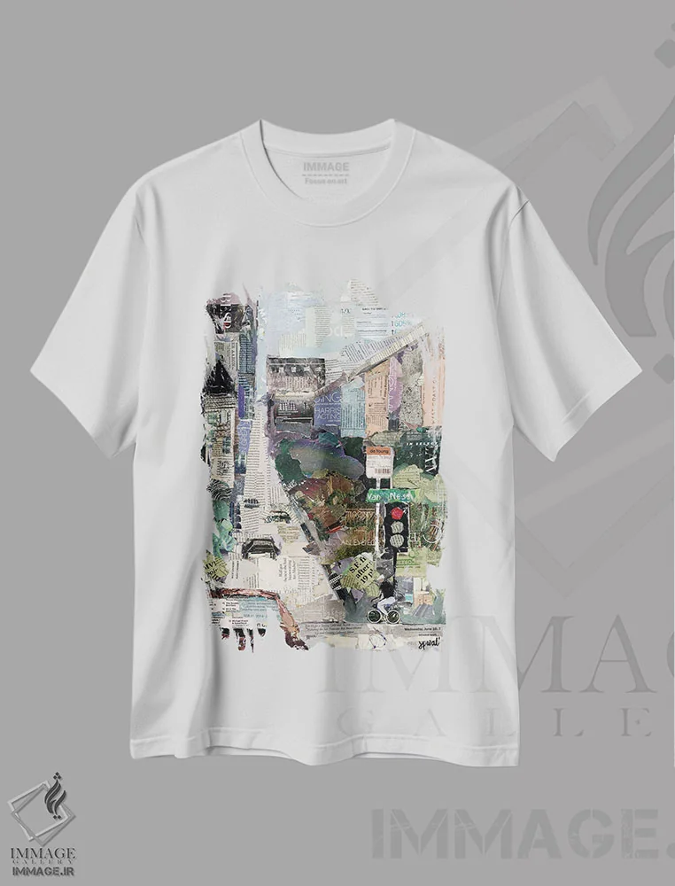 تیشرت سفید طرح دار کجا می روی؟، دکور معاصر اثر جیمی پاولیچ-واکر | immage.ir