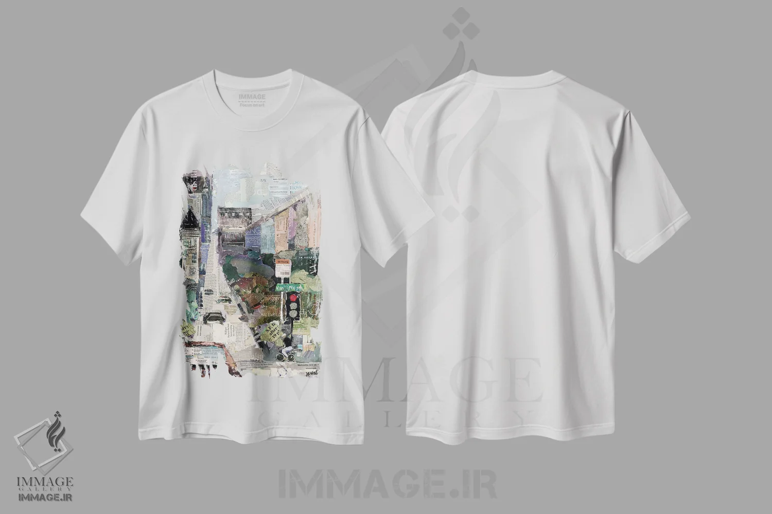تیشرت سفید طرح دار کجا می روی؟، دکور معاصر اثر جیمی پاولیچ-واکر | immage.ir