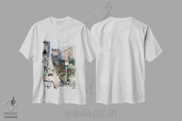 تیشرت سفید طرح دار کجا می روی؟، دکور معاصر اثر جیمی پاولیچ-واکر | immage.ir