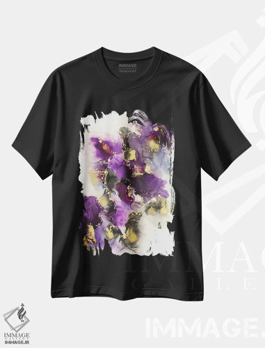 تیشرت مشکی طرح دار الماس برای صبحانه اثر جیمی پومرانز | فروشگاه ایماژ