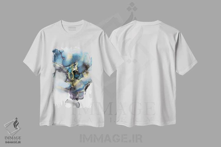 تیشرت سفید طرح دار روزهای طوفانی اثر جیمی پومرانز | فروشگاه ایماژ
