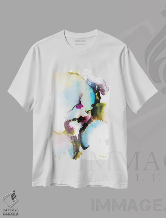 تیشرت سفید طرح دار رؤیای بیداری اثر جیمی پومرانز | immage.ir