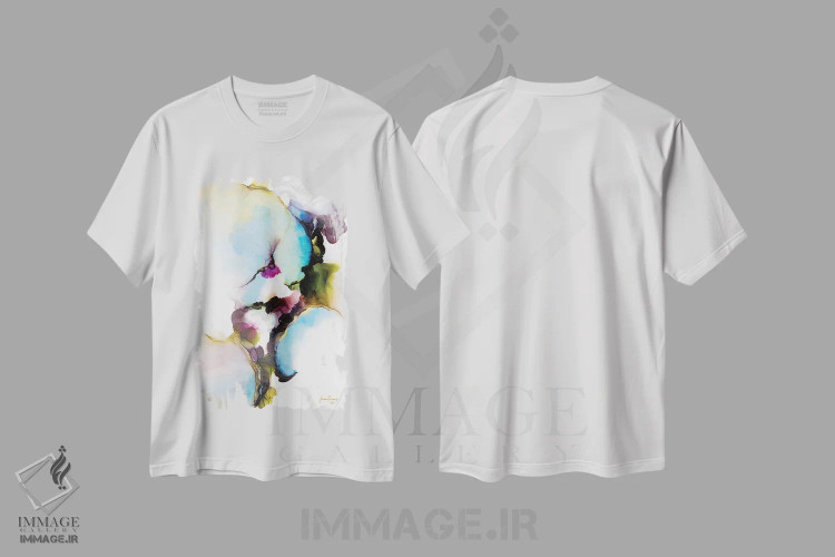 تیشرت سفید طرح دار رؤیای بیداری اثر جیمی پومرانز | immage.ir