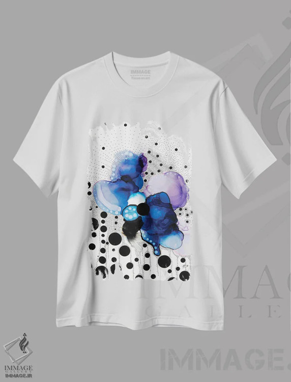 تیشرت سفید طرح دار تهاجم اثر جیمی پومرانز | فروشگاه ایماژ