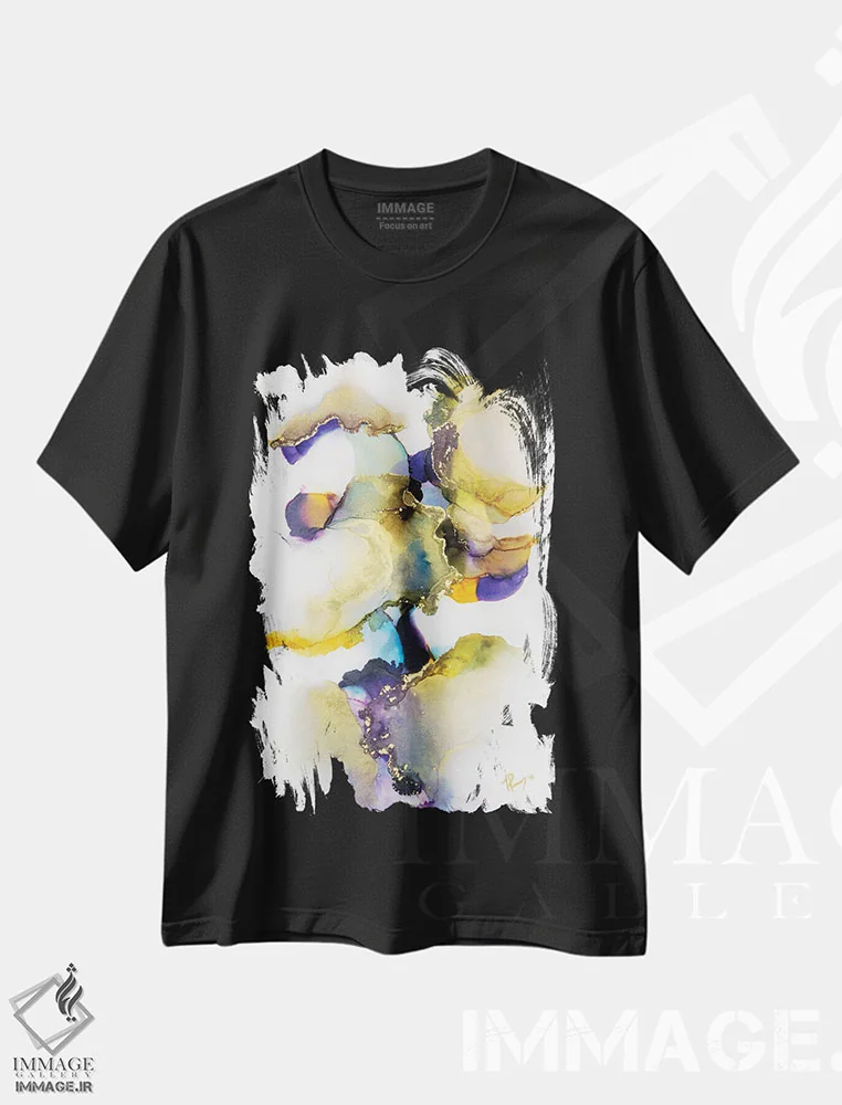 تیشرت مشکی طرح دار عشق مادر اثر جیمی پومرانز | فروشگاه ایماژ