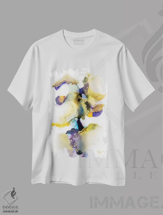 تیشرت سفید طرح دار عشق مادر اثر جیمی پومرانز | immage.ir