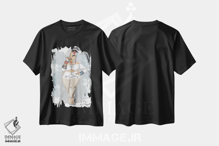 تیشرت مشکی طرح دار برج سرطان، هنر دیجیتال اثر جانکول آرت | immage.ir