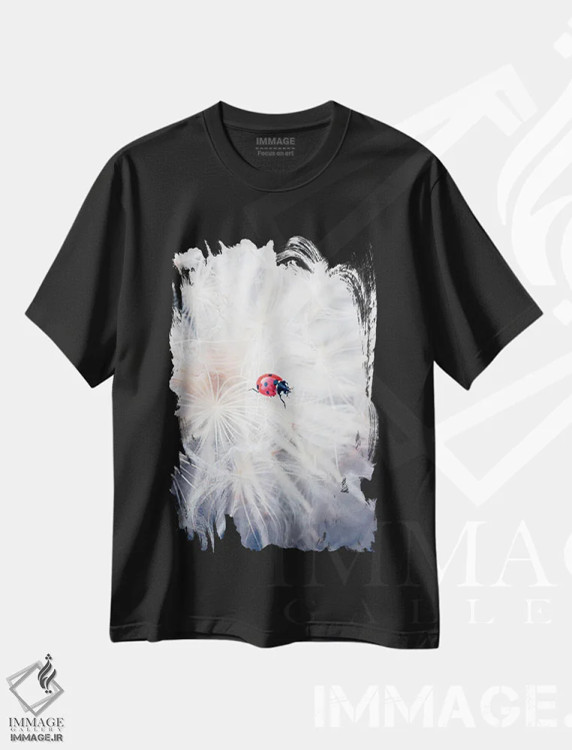 تیشرت مشکی طرح دار آثار جفرسون کاستلاری - immage.ir