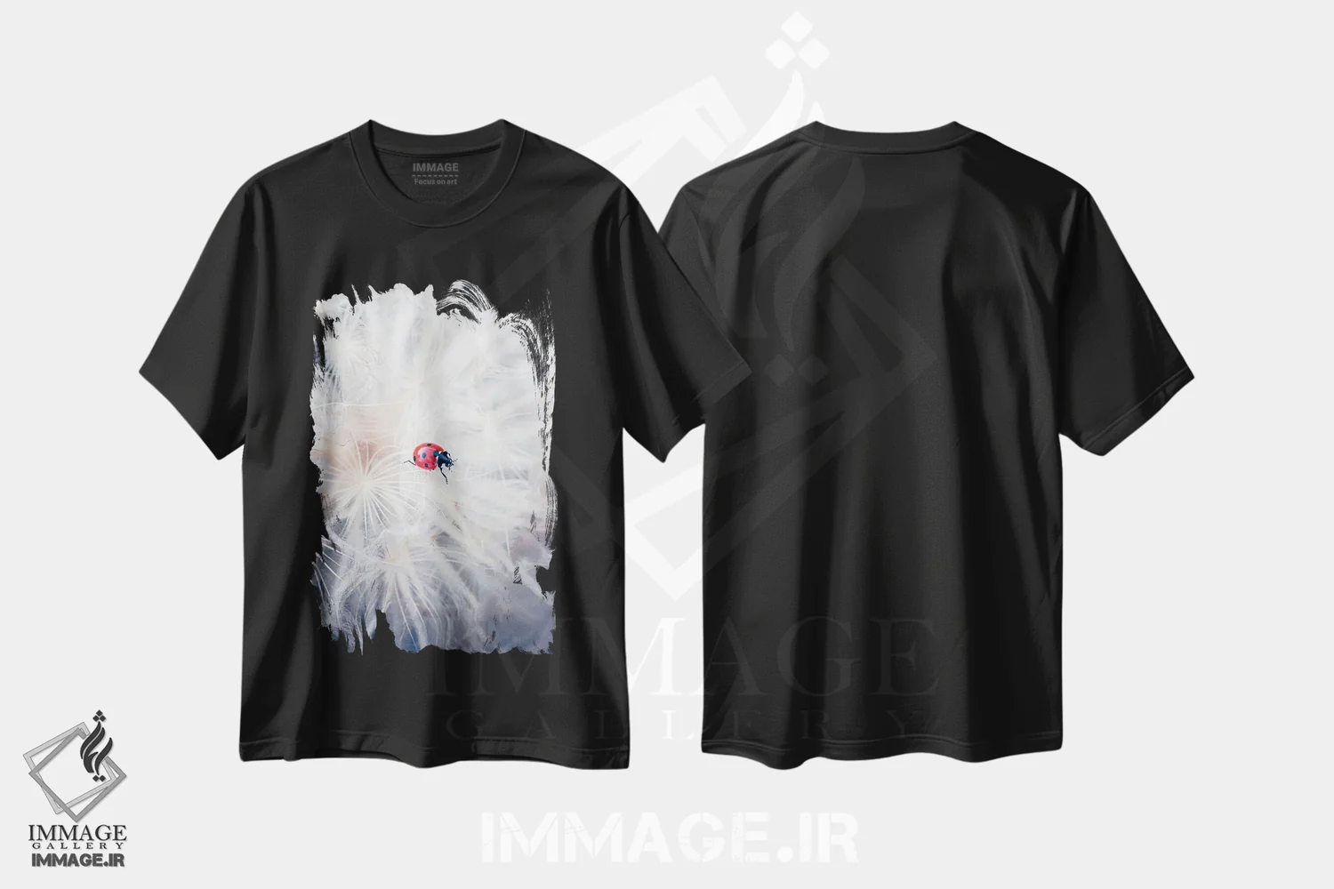 تیشرت مشکی طرح دار آثار جفرسون کاستلاری - immage.ir