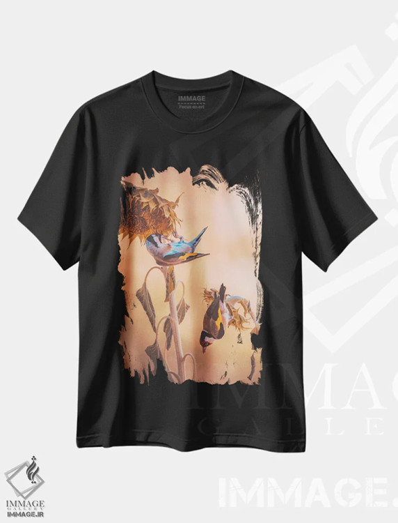 تیشرت مشکی طرح دار آثار جفرسون کاستلاری - فروشگاه ایماژ