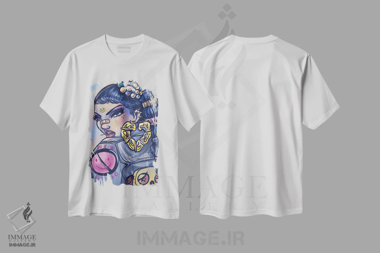 تیشرت سفید طرح دار ورود پسرها ممنوع، هنر دیجیتال اثر جانکول آرت | immage.ir