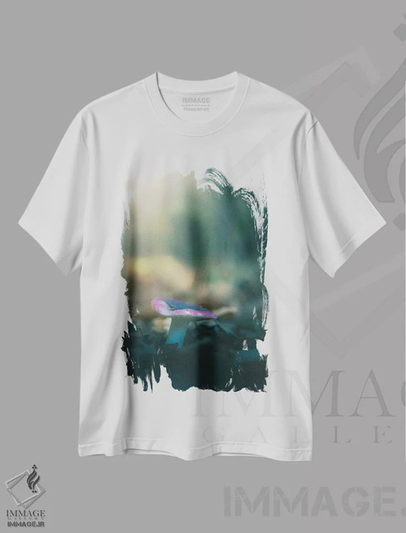 تیشرت سفید طرح دار قارچ کوچک روسولا، عکاسی ماکرو اثر جفرسون کاستلاری | immage.ir