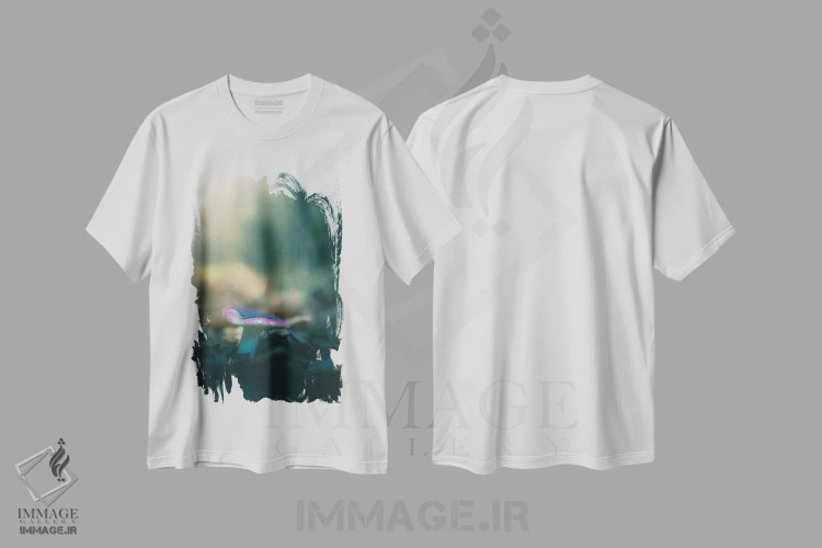 تیشرت سفید طرح دار قارچ کوچک روسولا، عکاسی ماکرو اثر جفرسون کاستلاری | immage.ir