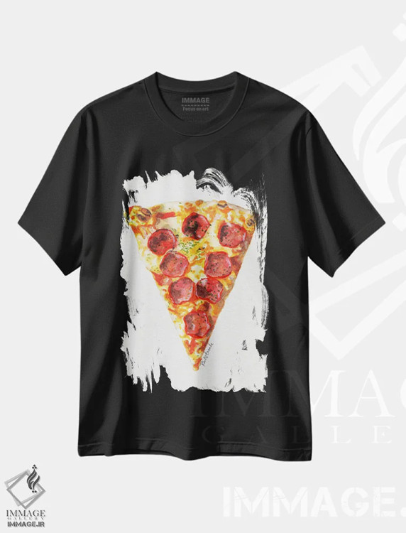 تیشرت مشکی طرح دار باید یک بُرش بردارم، هنر دیجیتال اثر جنیفر رداستریک | فروشگاه ایماژ