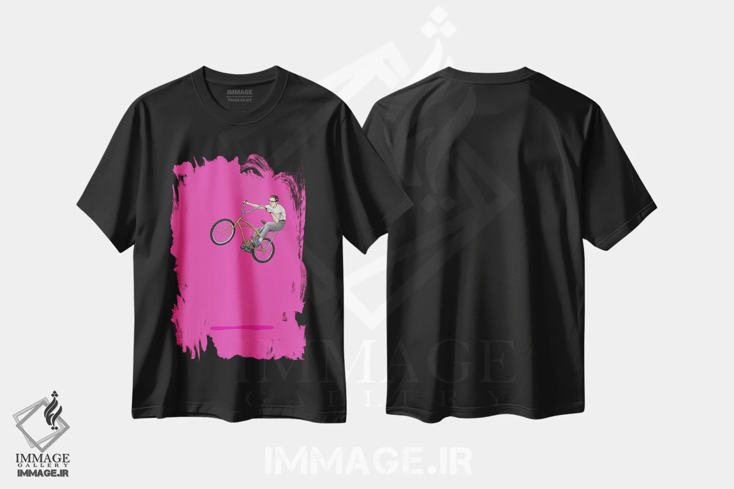 تیشرت مشکی طرح دار شناور در میان ابرها اثر جیسون رتلیف | immage.ir