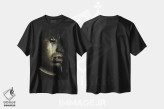 تیشرت مشکی طرح دار طلایی، دکوراسیون جایگزین اثر یان رافائل | فروشگاه ایماژ