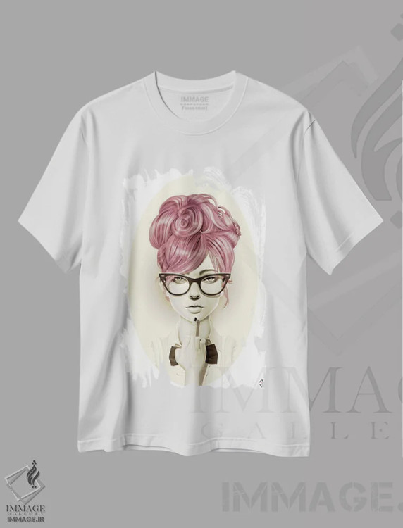 تیشرت سفید طرح دار لعنت به تو، هنر دیجیتال اثر جولیو روسی | immage.ir