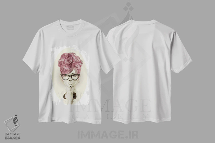 تیشرت سفید طرح دار لعنت به تو، هنر دیجیتال اثر جولیو روسی | immage.ir