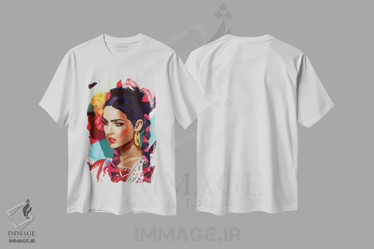 تیشرت سفید طرح دار مکزیک، تزئینی اثر جولیو روسی | immage.ir