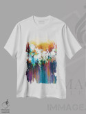 تیشرت سفید طرح دار آیین بهار اثر جود رمِدیوس | فروشگاه ایماژ