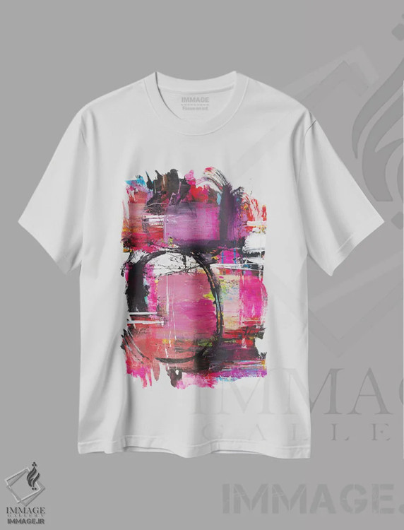 تیشرت سفید طرح دار مسیرهای پرسه زن اثر جود رمِدیوس | immage.ir