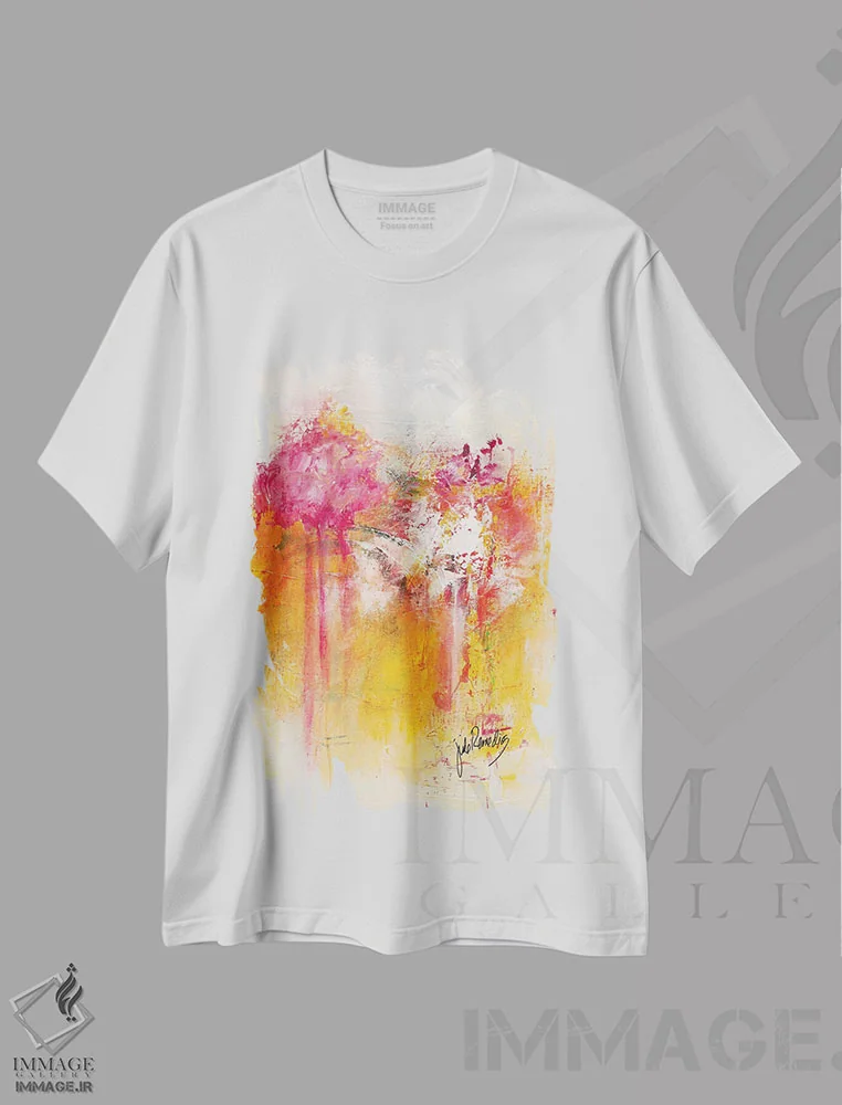 تیشرت سفید طرح دار سونیوادا شماره شش اثر جود رمِدیوس | immage.ir