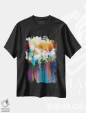 تیشرت مشکی طرح دار آیین بهار اثر جود رمِدیوس | immage.ir