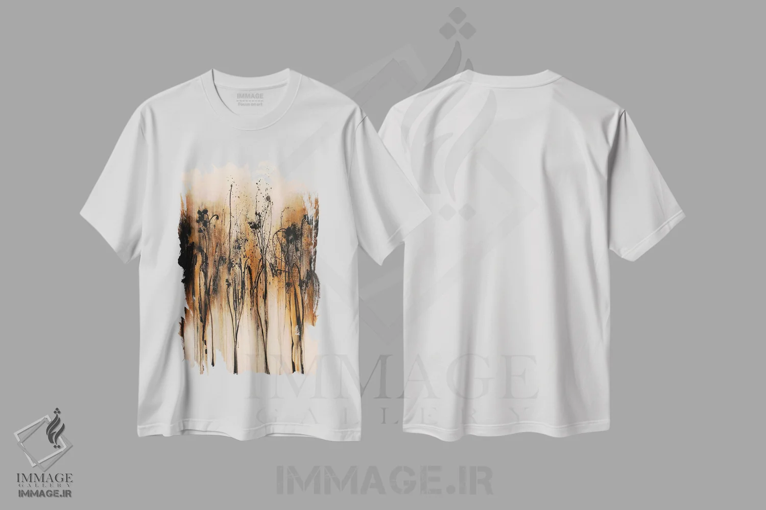 تیشرت سفید طرح دار وحشی و آزاد اثر جود رمِدیوس | فروشگاه ایماژ