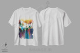 تیشرت سفید طرح دار آیین بهار اثر جود رمِدیوس | فروشگاه ایماژ