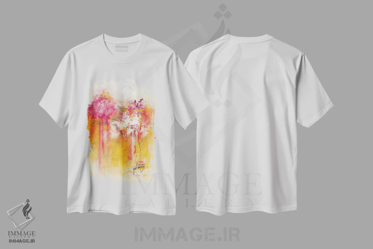 تیشرت سفید طرح دار سونیوادا شماره شش اثر جود رمِدیوس | immage.ir