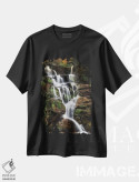 تیشرت مشکی طرح دار آبشار آرام، مدیوم اثر عکاسی جاناتان راس | فروشگاه ایماژ
