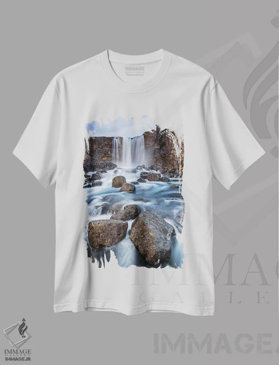 تیشرت سفید طرح دار آثار جین ریکس - فروشگاه ایماژ