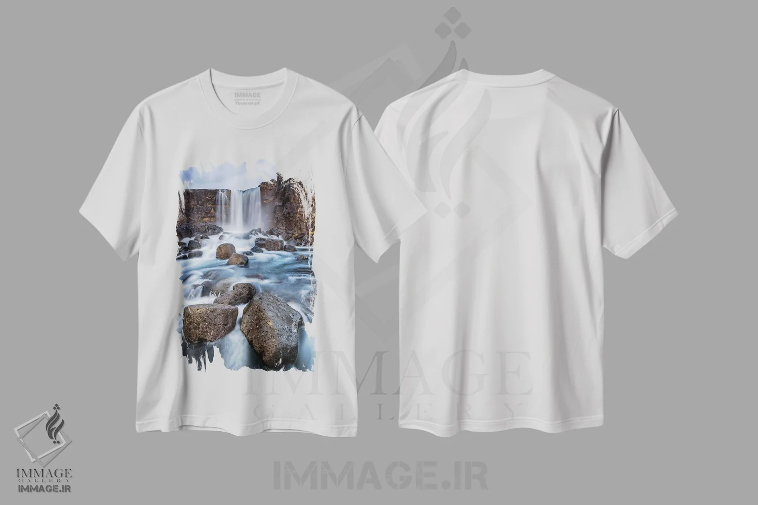 تیشرت سفید طرح دار آثار جین ریکس - فروشگاه ایماژ
