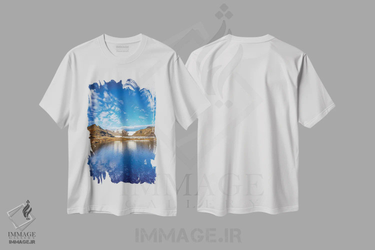 تیشرت سفید طرح دار بازتاب یخچال سوینافلسیوکول، مدیوم اثر جین ریکس | immage.ir