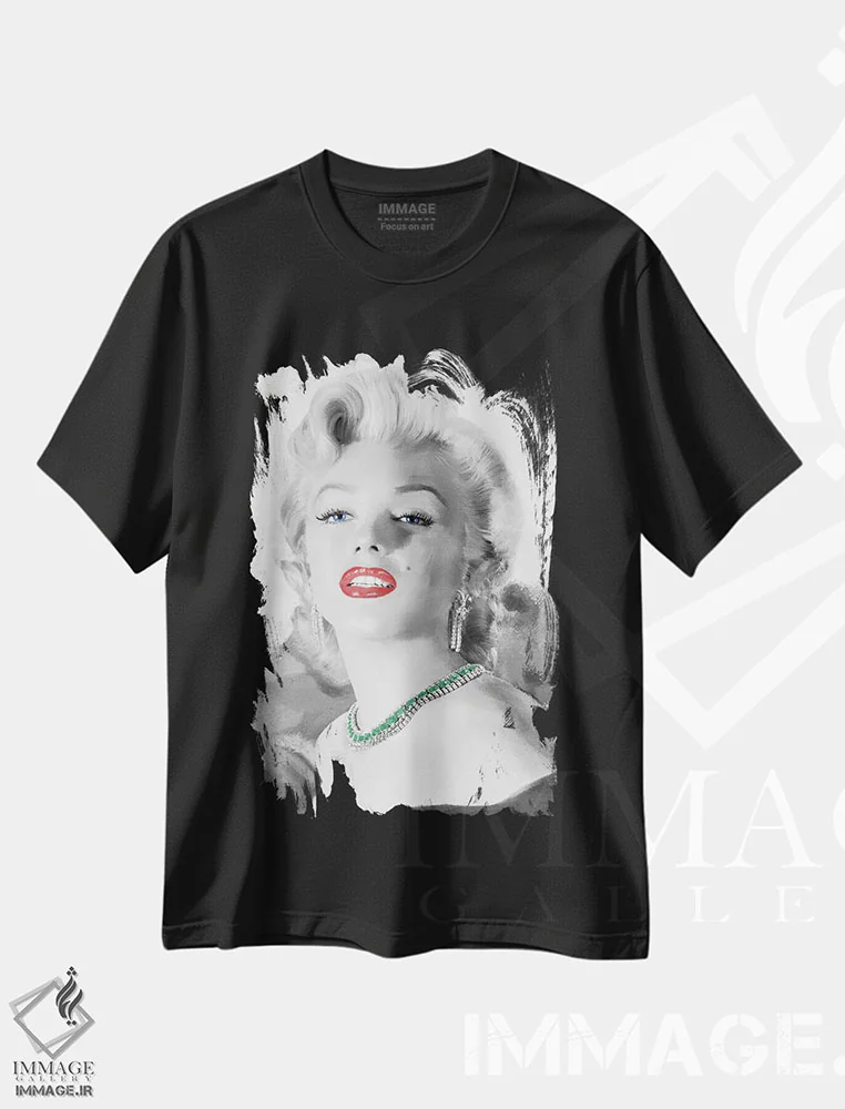 تیشرت مشکی طرح دار بهترین دوست دخترها، تزئینی اثر جری مایکلز | فروشگاه ایماژ